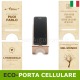 Eco-porta cellulare ecologico con frase. Idea regalo per lui-lei