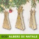 Idea regalo per lui-lei amici e colleghi. Alberi di natale in legno