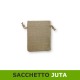Sacchetto juta piccolo colore kraft beige
