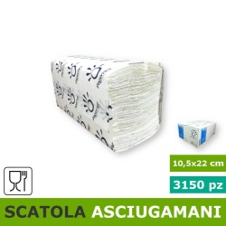 Scatola asciugamani-salviette di carta per dispenser