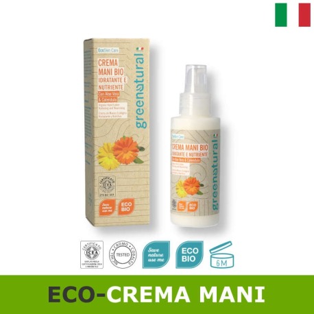 Crema mani bio idratante e nutriente - aloe vera e calendula