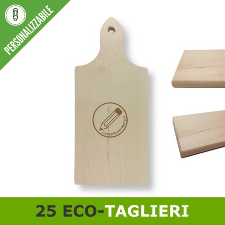 Kit 25 taglieri di legno da personalizzare per battesimo-comunione-matrimonio