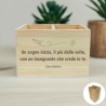 Box regalo portapenne organizer scrivania di legno personalizzato