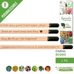 Sprout matita che si pianta per regalo maestra fine scuola