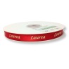 Nastro 50m x 10mm doppio raso rosso con scritta laurea oro - bomboniere fai da te