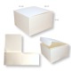Scatola bianca effetto seta 10x10x6cm per confezioni regalo