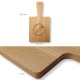 dimensioni tagliere di legno 250x130x9mm FSC personalizzato