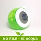 Orologio sveglia ad acqua verde