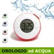Orologio rosso idee regalo ad acqua