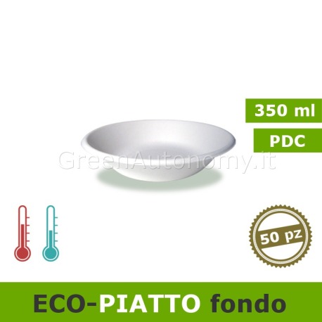 eco Piatti fondi da 350ml ecologici