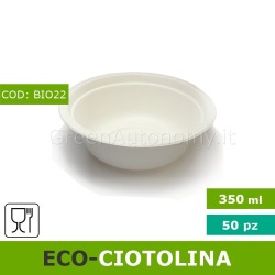 Eco-coppetta ciotola compostabile da 350ml
