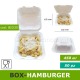 Eco-box contenitore hamburger, doggy bag