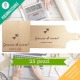 Kit tagliere di legno per bomboniera da personalizzare