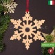Idee regalo fiocco di neve in legno