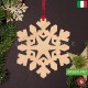 Addobbo di natale in legno da colorare per albero