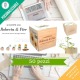 Kit 50 ecocube da personalizzare per bomboniere originali da piantare