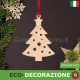 Decorazione di natale in legno albero di natale