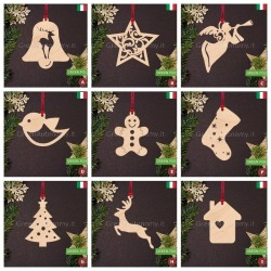 Decorazione di natale in legno green