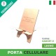 Porta smartphone cellulare in legno personalizzabile