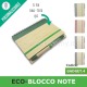 Blocco note, taccuino-agenda personale da personalizzare come gadget ecologico