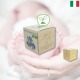 Kit 25 eco-cubi con piante per bomboniere nascita utili e originali